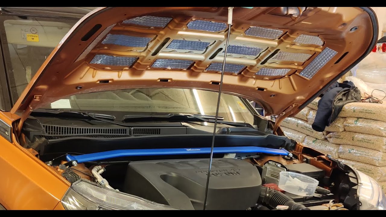 lydisolering motorhjelm/soundproofing bonnet/hood