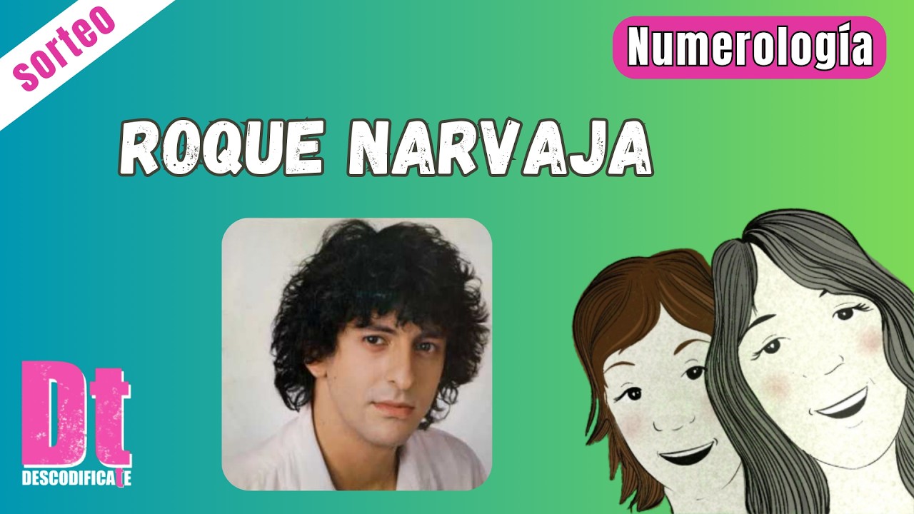 ROQUE NARVAJA y su vida desde la NUMEROLOGÍA #rocknacional #numerologia  #cartanumerologica