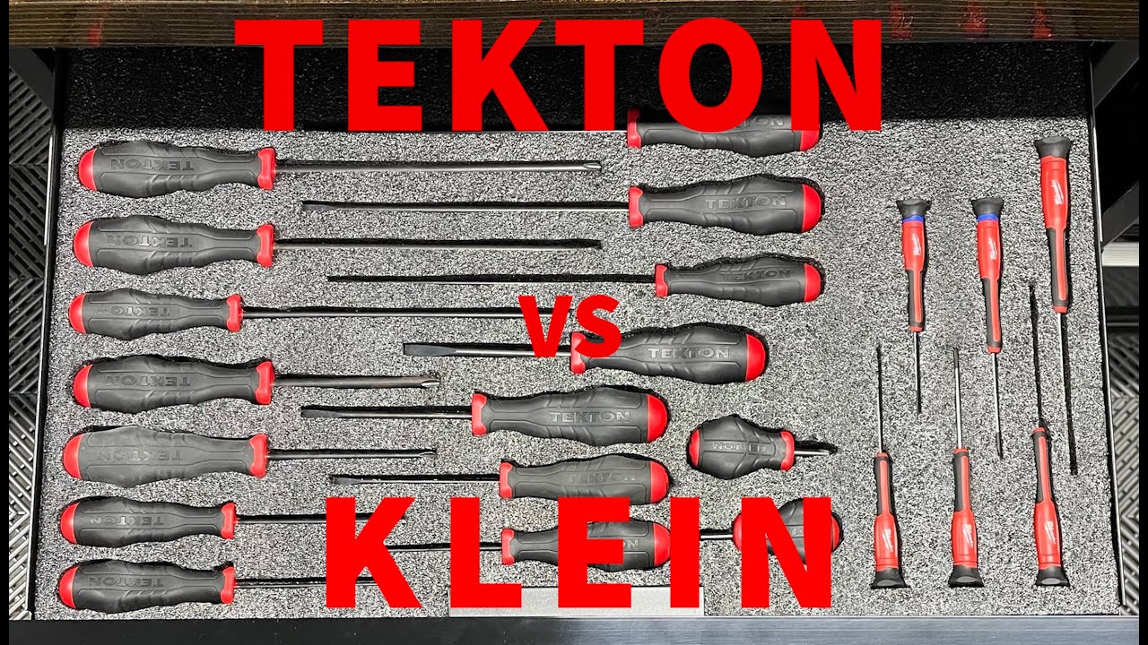 Tekton Screwdriver Review VS Klein