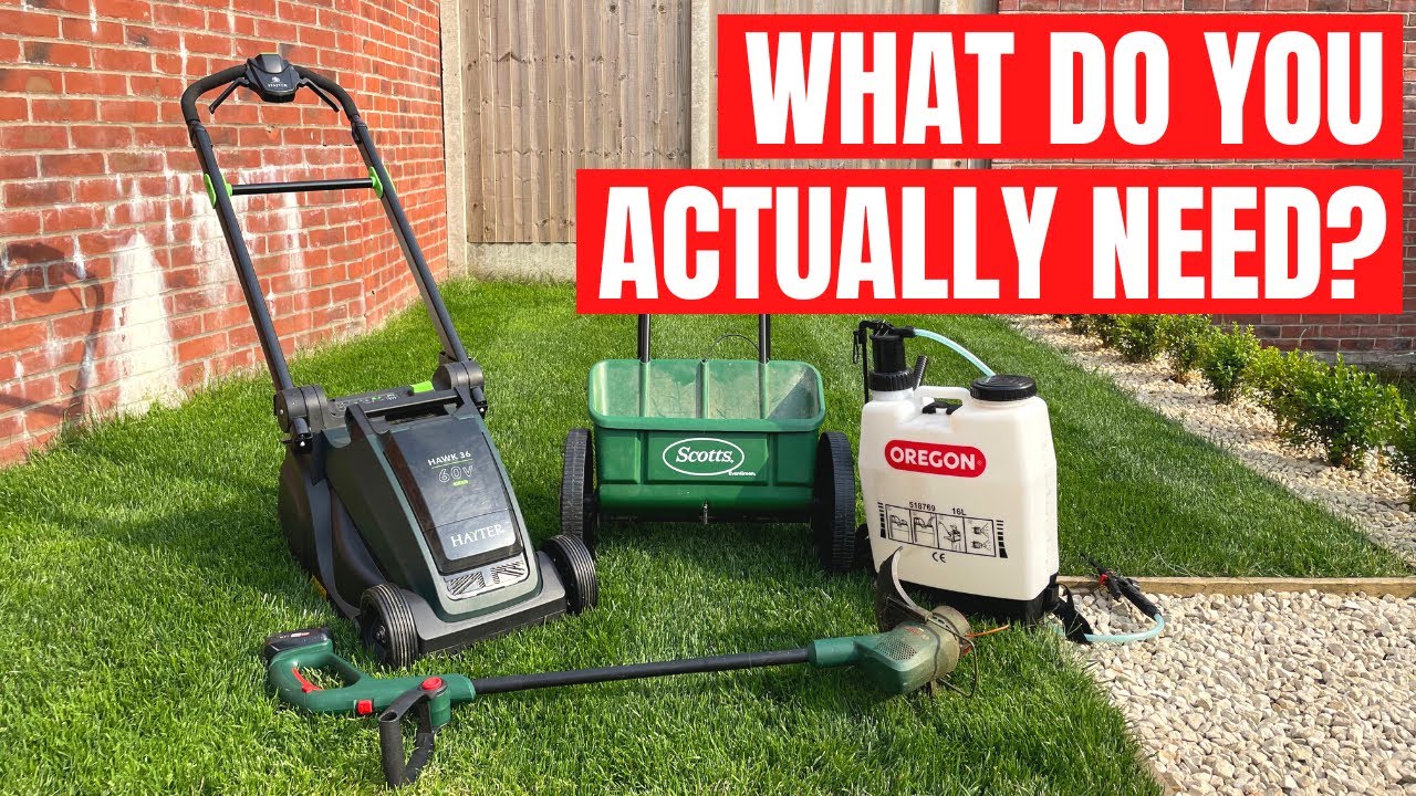 What Lawn Care EQUIPMENT do you ACTUALLY Need? Beginners Guide to a Great Lawn