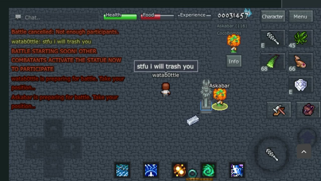 watab0ttle vs Askabar (He is so strong!!!!) 😱 Mystera legacy SEA2