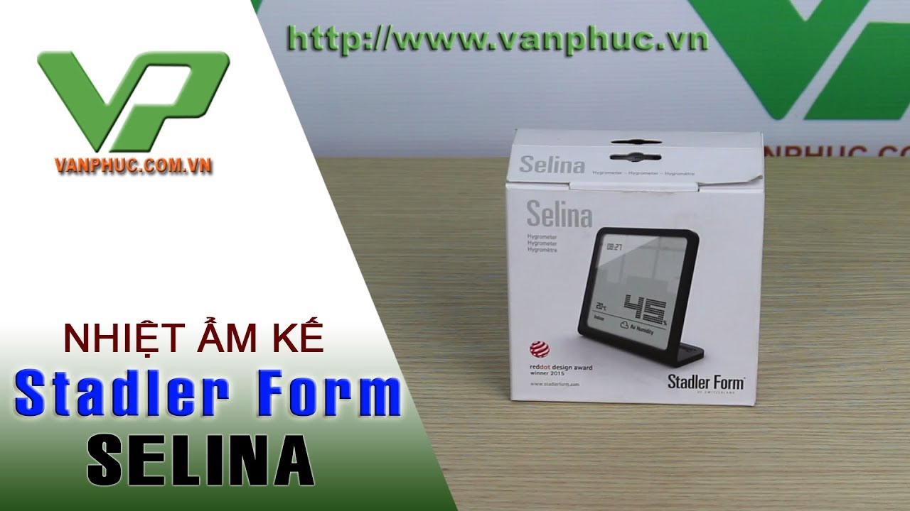 Nhiệt ẩm kế điện tử Stadler Form Selina-Thụy Sỹ