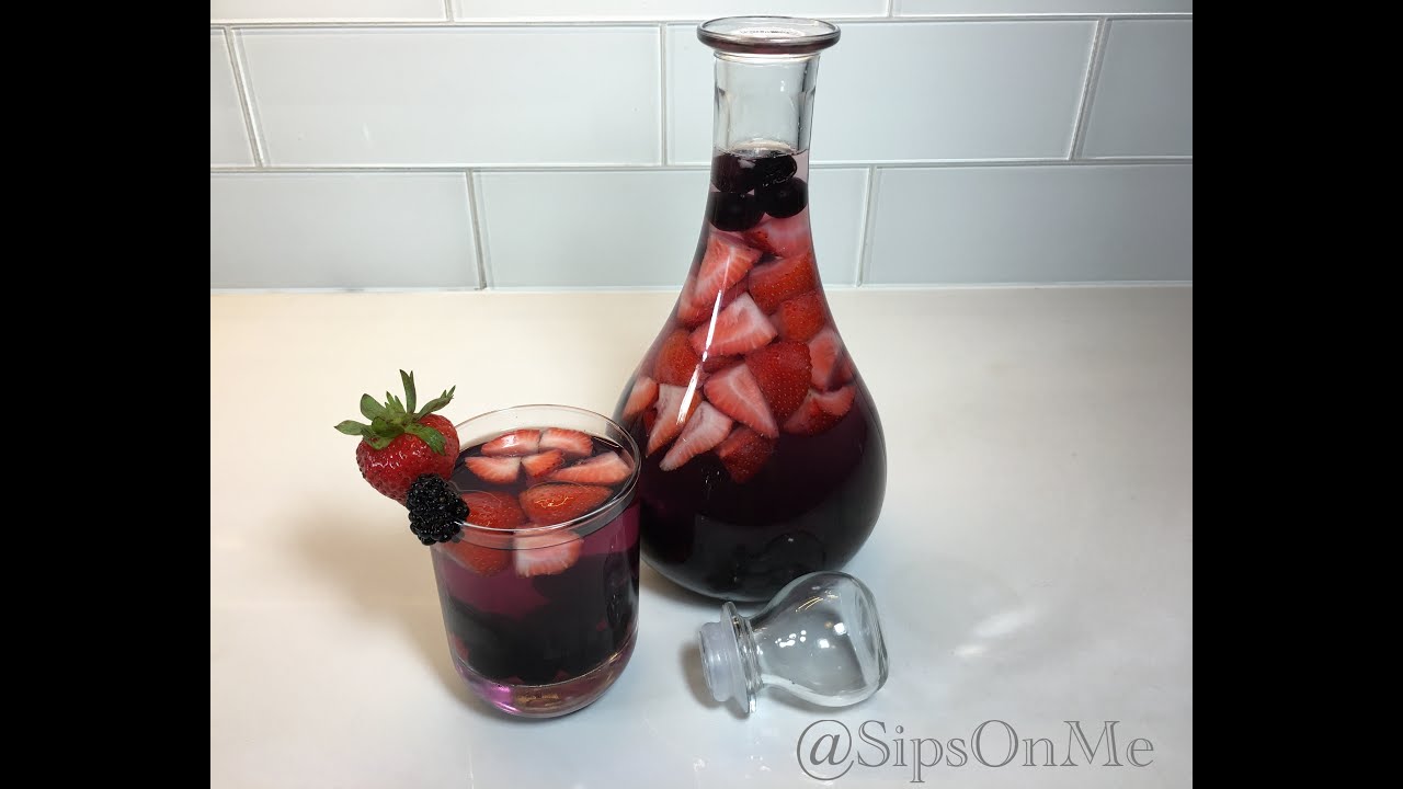 Organic Very Berry Infused water