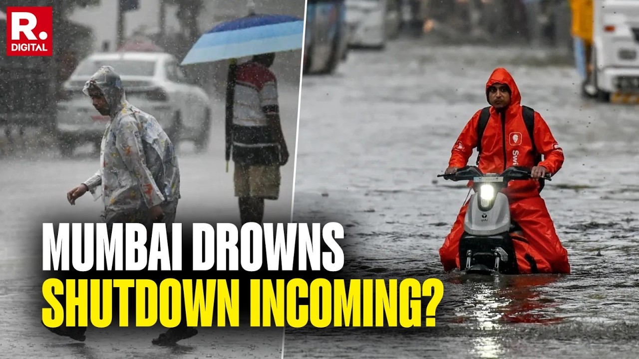 Mumbai Monsoon: Heavy Rain Blocks Roads, Sets Off Yellow Alert | IMD | On Camera