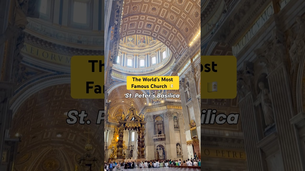 Why Is Everyone Taking Photos Here? 🇻🇦 | St. Peter’s Basilica, Vatican City
