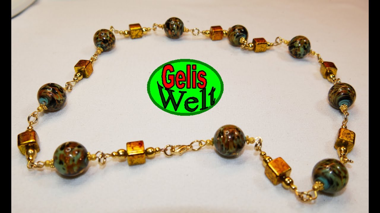 DIY aus Alt mach Neu UPCYCLING Schmuck Kette herstellen Teil 1