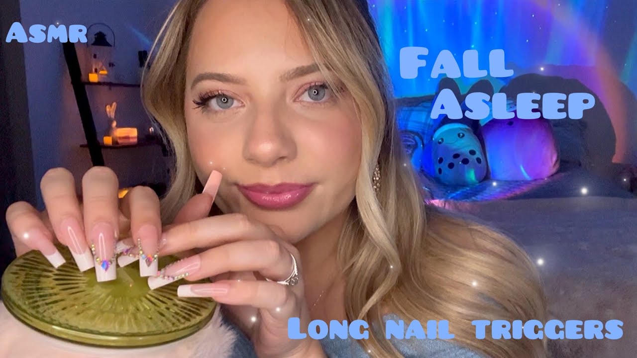 Asmr Long Nail Tapping & Scratching Triggers for Deep Sleep 😴 (looped)