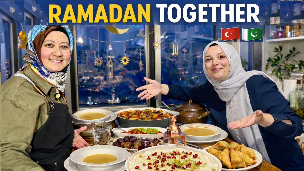 Настоящий турецкий ифтар дома 🇹🇷 Готовим вместе с @TurkanAtay
