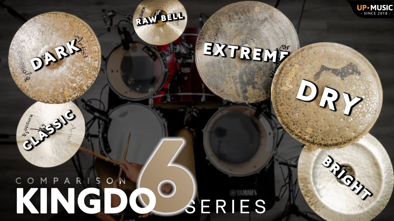 เทียบให้ฟังชัดๆ ฉาบคิงโด 6 รุ่นท็อป !! | Kingdo Cymbals