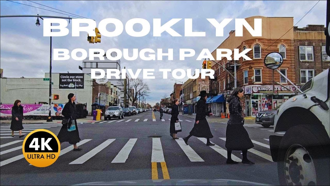 Brooklyn New York , Borough Park Driving 🚗 Tour 4K UHD #driving #roadtrip #travel #nyc