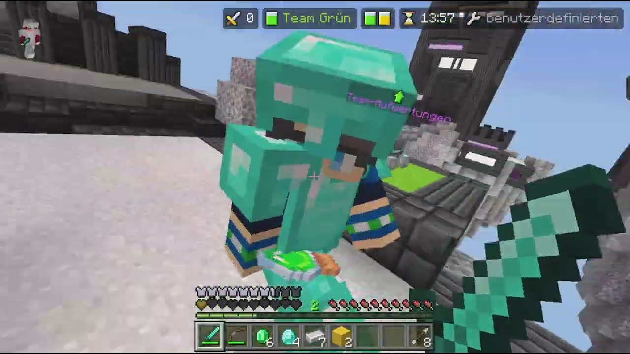 ich spiele bedwars gegen Matthias (Minecraft)