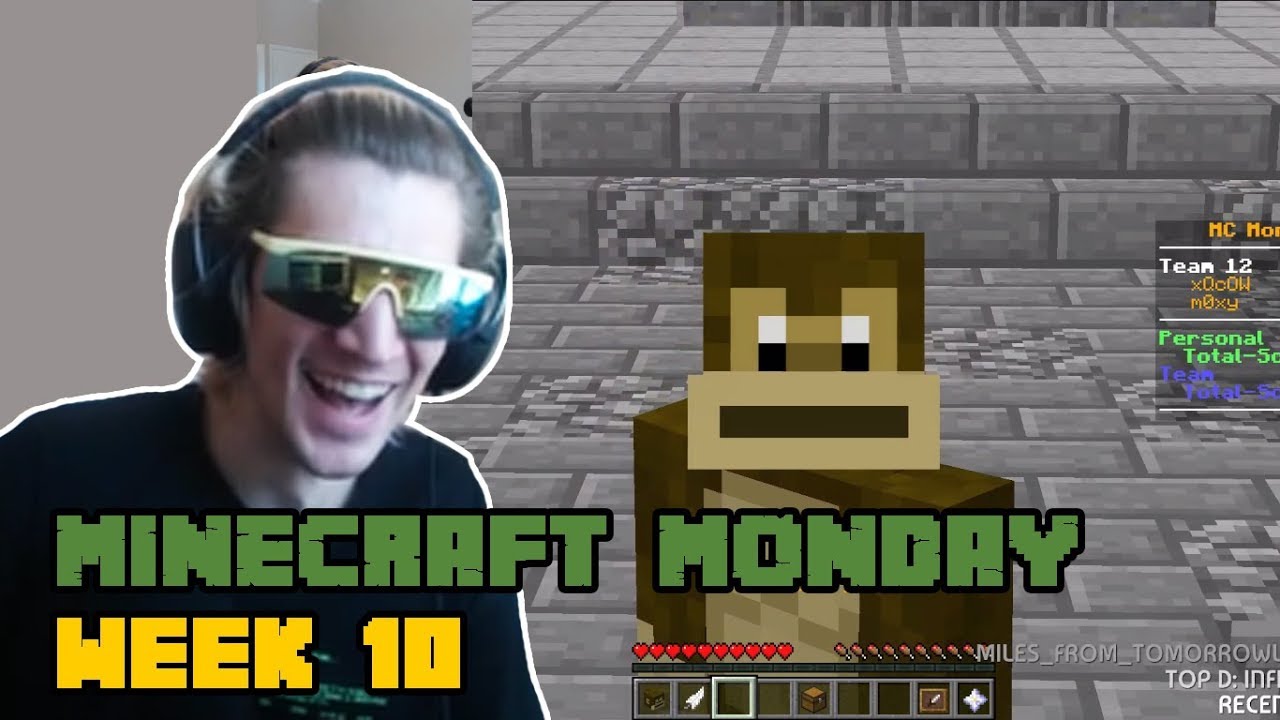 xQc plays MINECRAFT MONDAY TOURNAMENT week 10