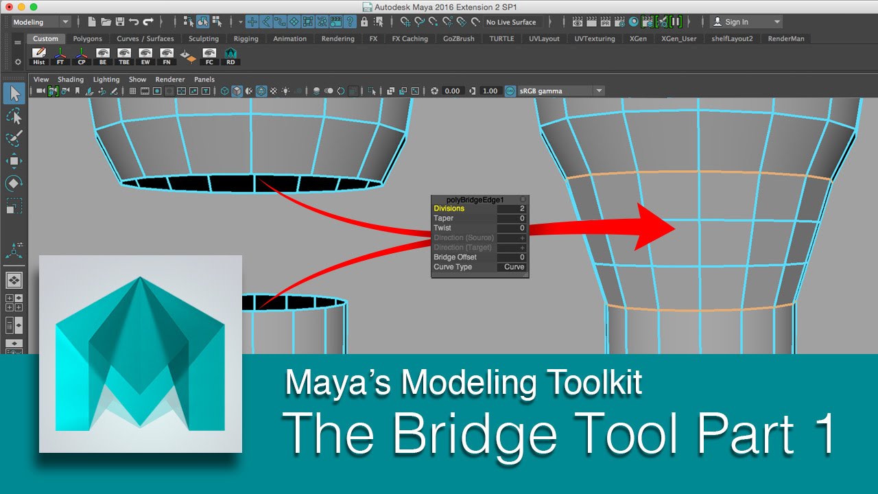 DART 104 Intro To Maya: The Bridge Tool Part 1