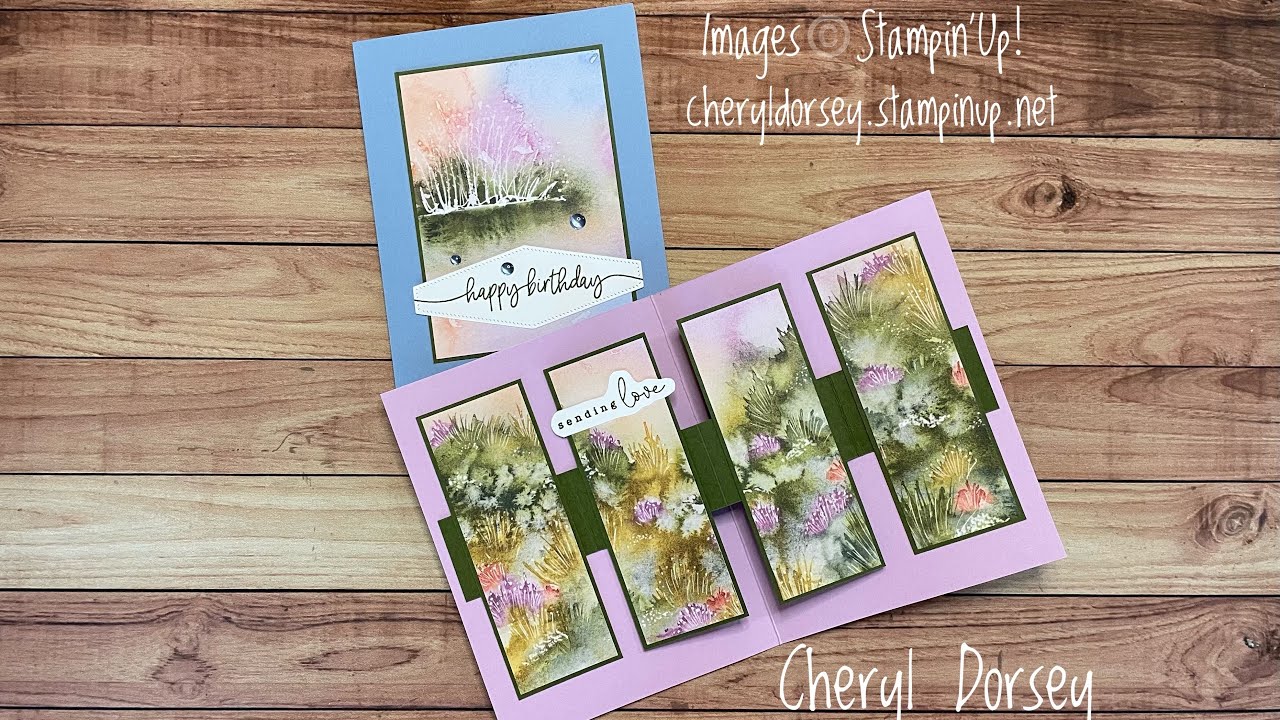 Make a Beautiful Panoramic Fun Fold Card!