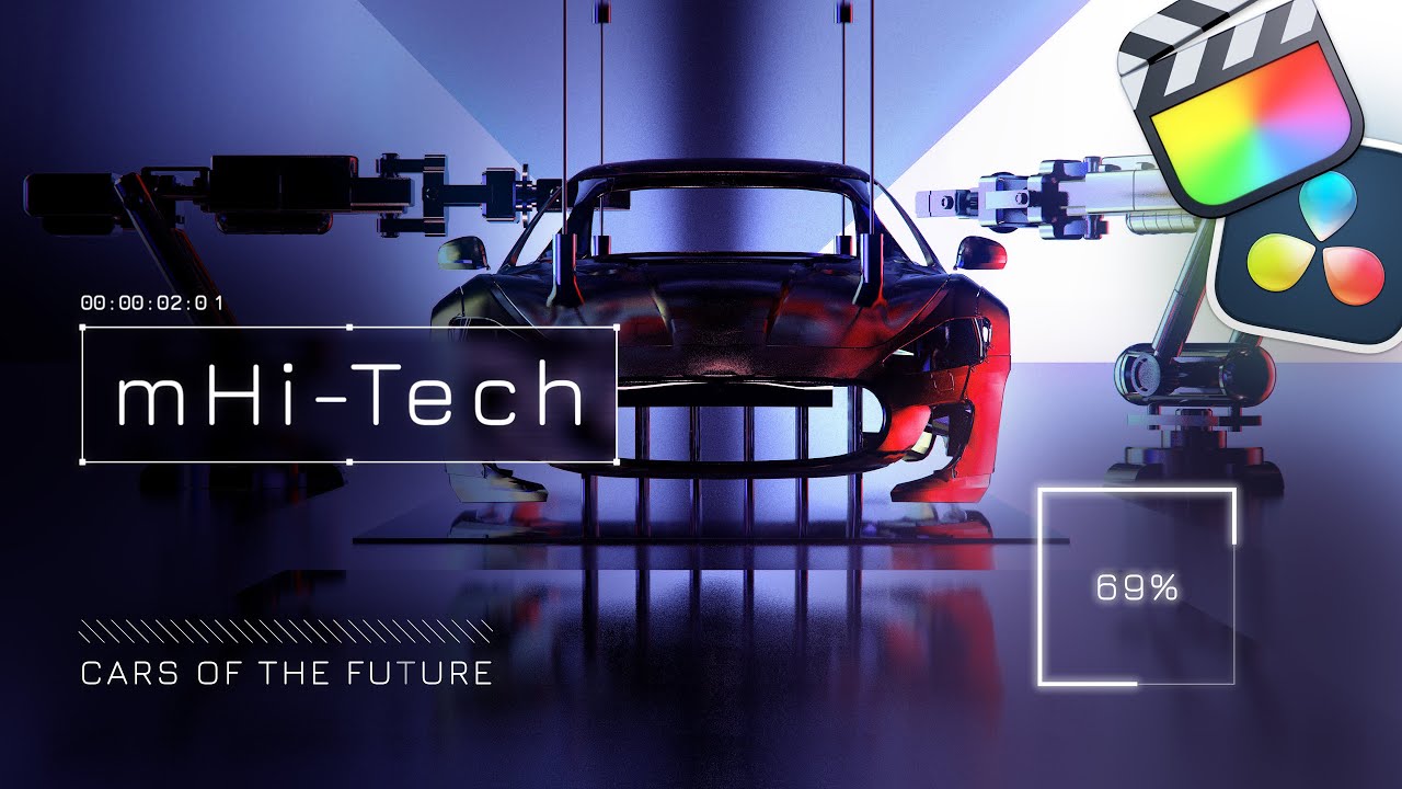 mHi-Tech &mdash; Futuristic Effects and Titles for Final Cut Pro and DaVinci Resolve &mdash; MotionVFX