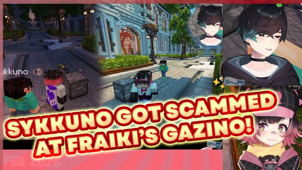 OPULIZEDTRIPLEDEAL! Sykkuno GOT SCAMMED by Fraiki at her NEWEST GAZINO and then he BACK-SCAMMED HER!