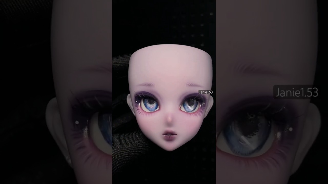Love the vibe🌌 | Hand-painted Resin Eyes Making for ADYKA doll - Lilac | #bjd #doll #handmade