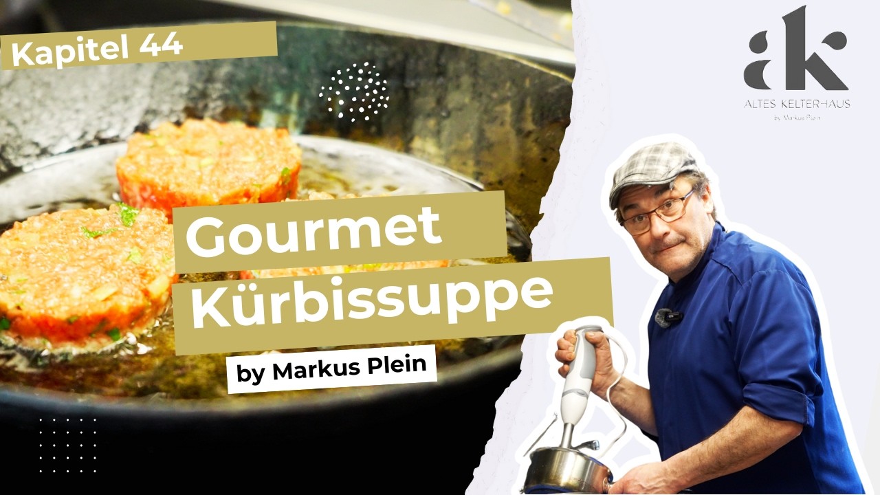 Kürbissuppe mit Beef, Wan-Tan & schwarzem Knoblauch | Ein Blick zwischen die Gänge