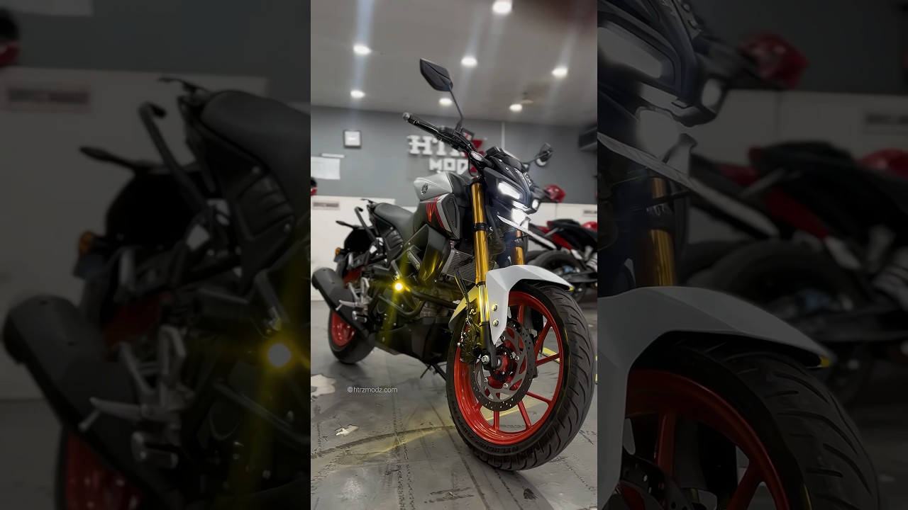 Accessories fitting for Yamaha MT15 | Yamaha MT15 | #yamaha #yamahamt15 #htrzmodz #bangalore