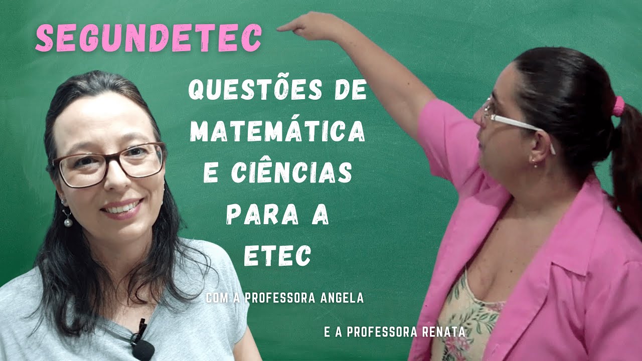 ETEC - Teorema de Pitágoras, Notação Científica e Velocidade Média - Professora Angela