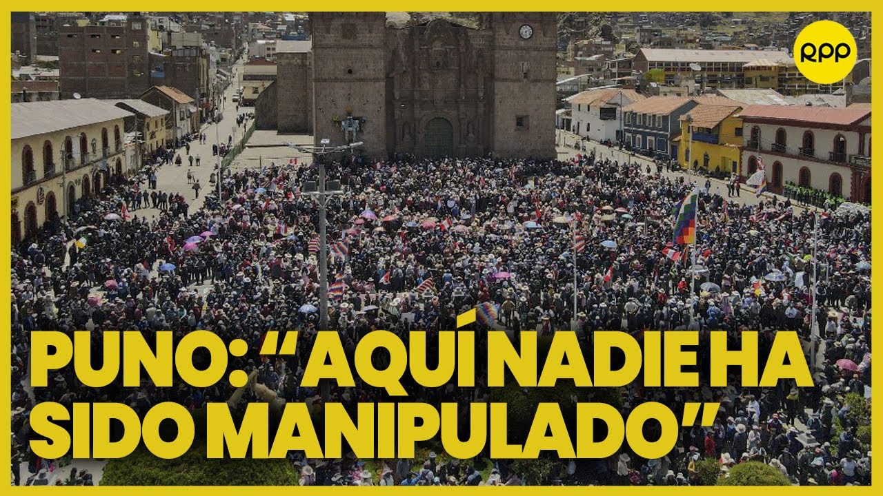 Manifestaciones en Puno: “Que vuelva Castillo al poder no es una demanda que se reclame”