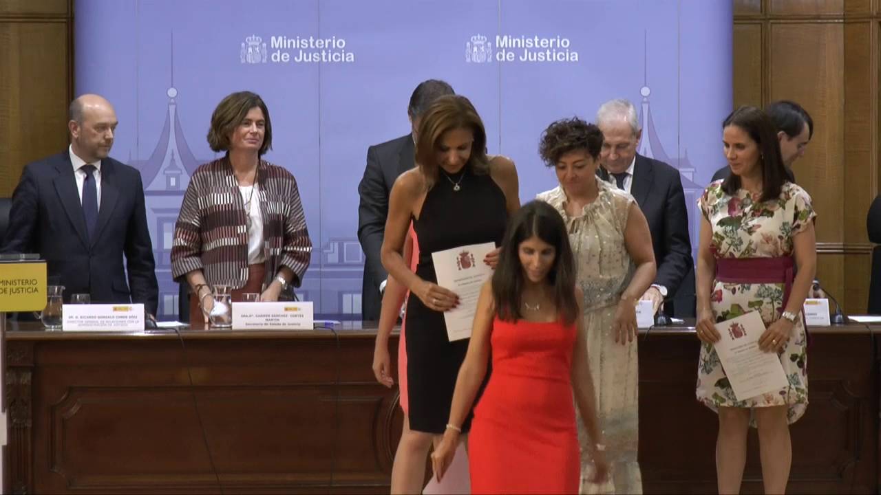 Entrega t&iacute;tulos 41&ordf; promoci&oacute;n interna de Letrados de la Adm&oacute;n. de Justicia