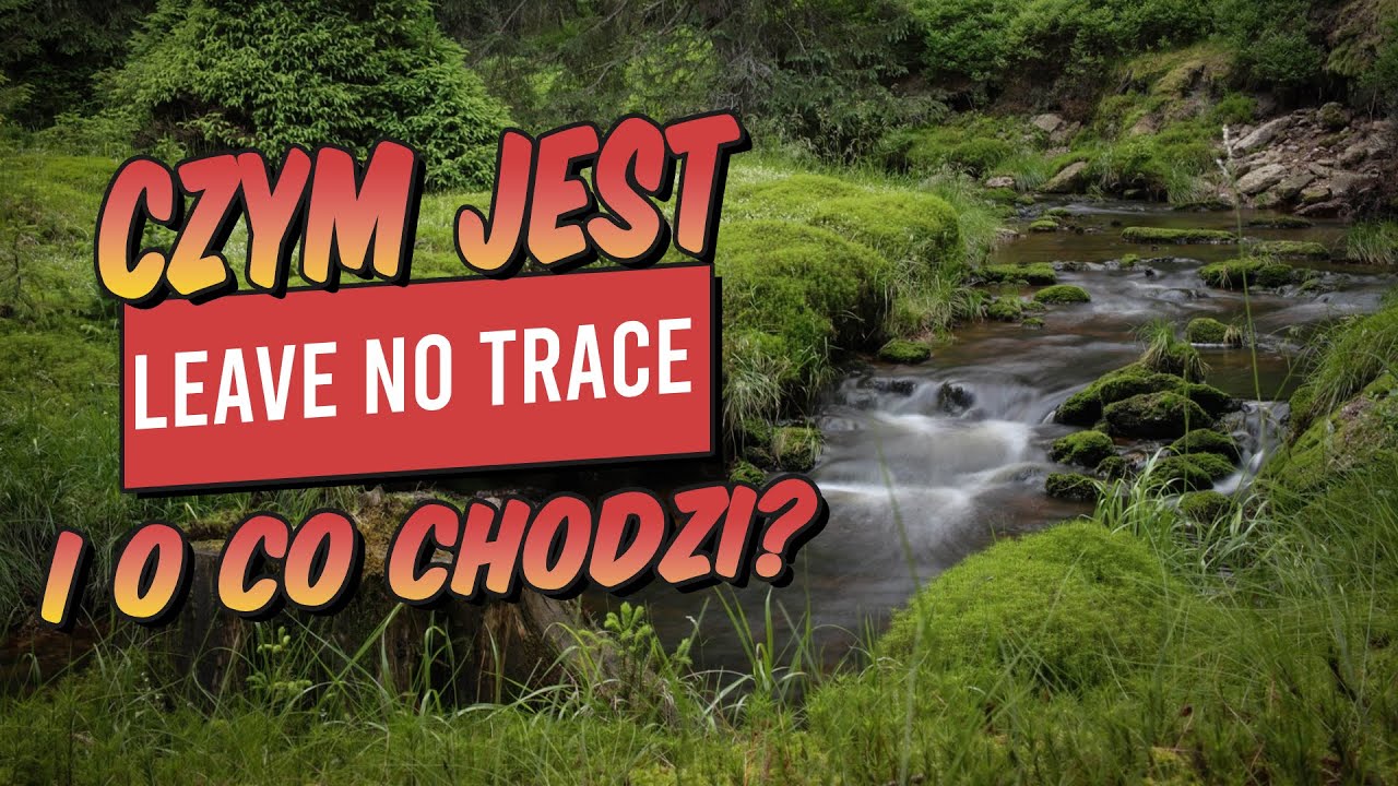 Leave no trace - zabieraj tylko wspomnienia, zostawiaj tylko ślady stóp.