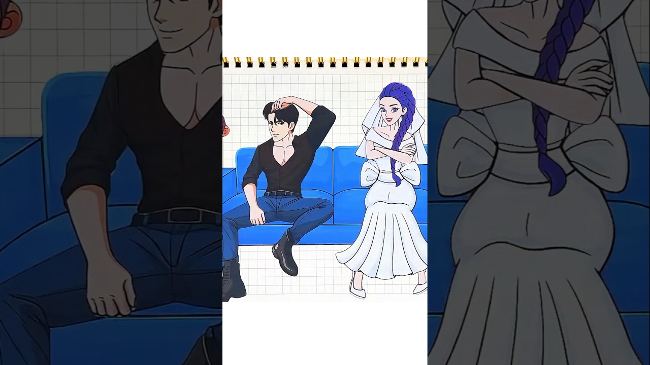 Huntrix ZOEY love Saja Boys MISTERY kpop demon hunters ❤️❤️ #stickerbook #diy #papercraft #paste