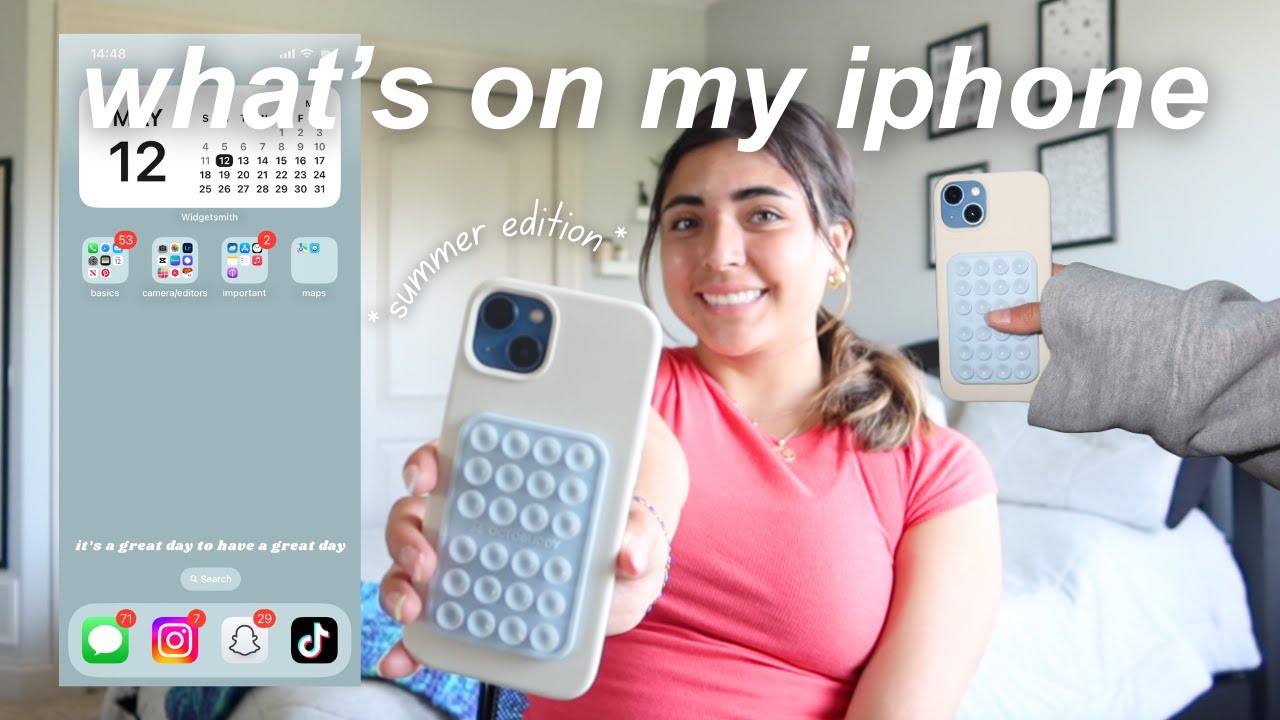 WHAT'S ON MY IPHONE | updated summer edition