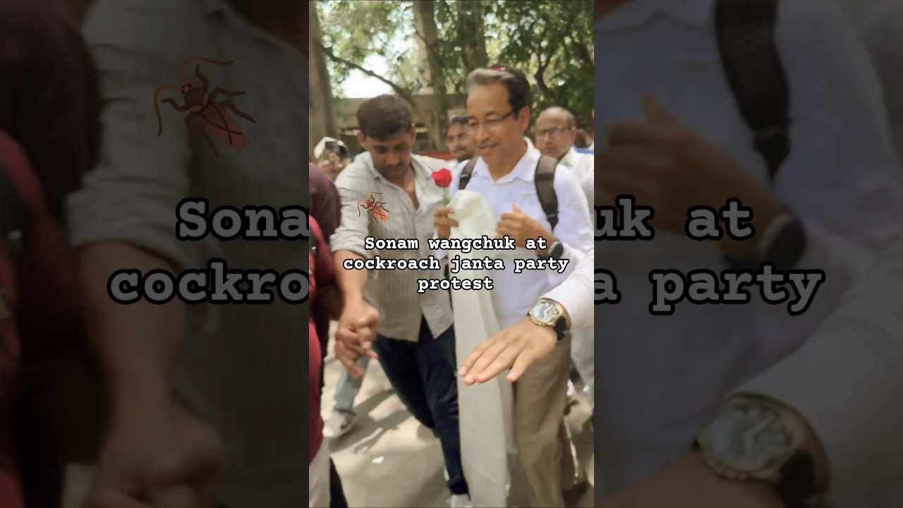 cockroach janta party protest Delhi-sonam wangchuk-june 6- jantar mantar protest#arrest dipke-police