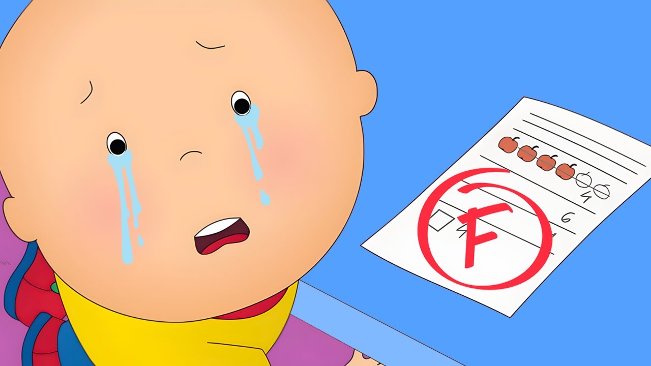カイユー | 学校でのカイユー | 面白い漫画 | キッズ漫画 | ケイルー | Caillou