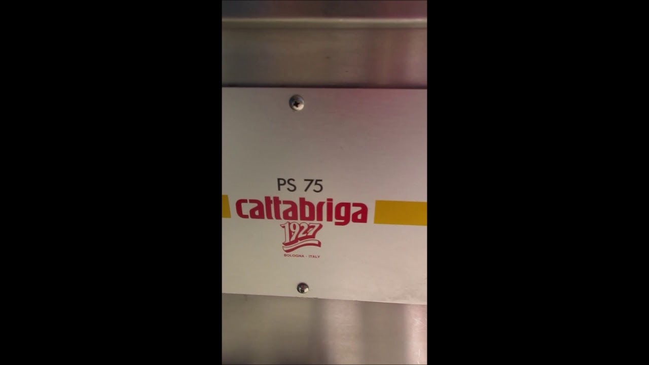 Pastorizzatore Cattabriga PS75 in funzione.