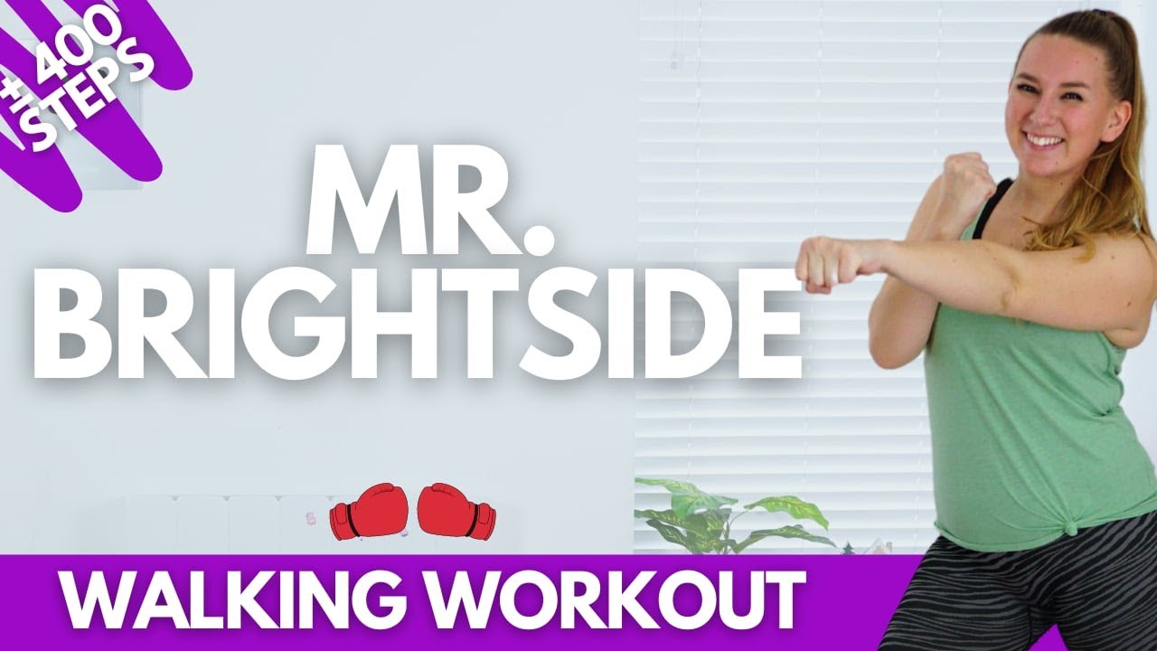 The Killers - Mr. Brightside Kickbox Walking Workout|| Home Workout For Beginners.