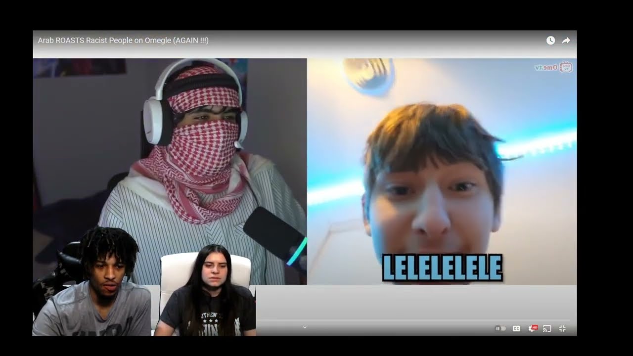 Masked Arab Roast Racist People On Omegle