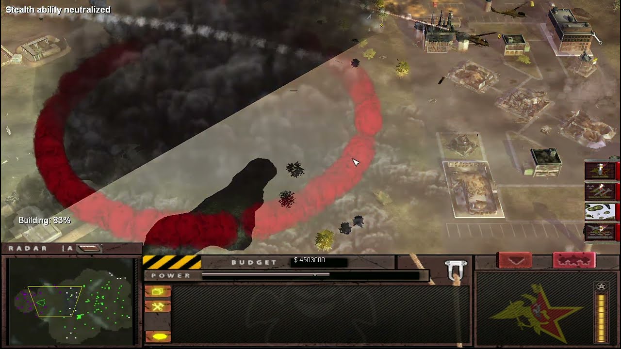 Palestine vs Israel + Tsar Bomb (MOD SPECTER) C&C Generals Zero Hour