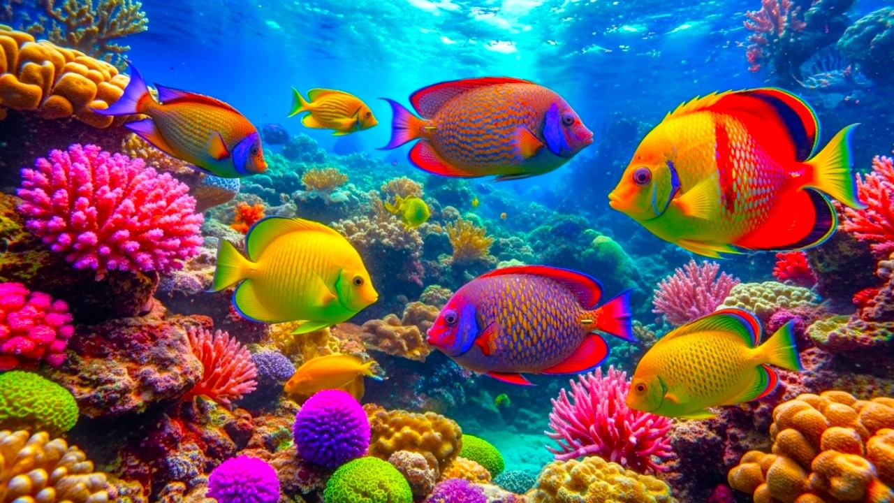 Dive Into the Mesmerizing Underwater Realm and Marvel at Sea Animal in The Best 4K ULTRA HD Aquarium