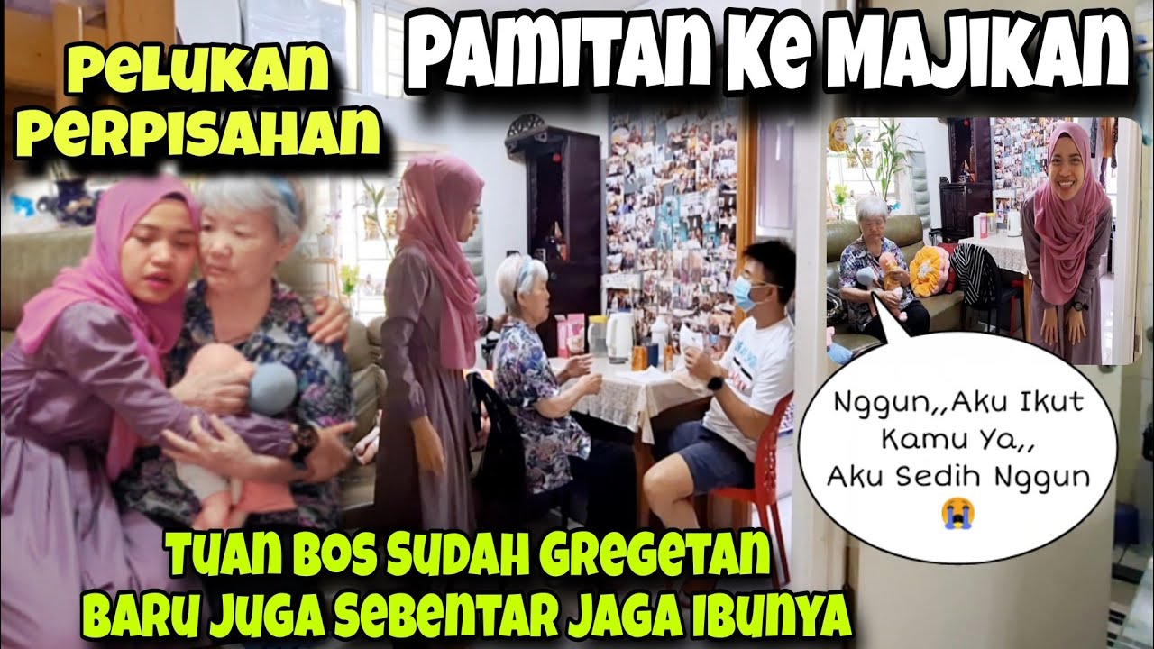 PAMITAN KE NENEK,,PERPISAHAN YANG TAK DIINGINKAN‼️NENEK PENGIN IKUT KEMANAPUN ART PERGI