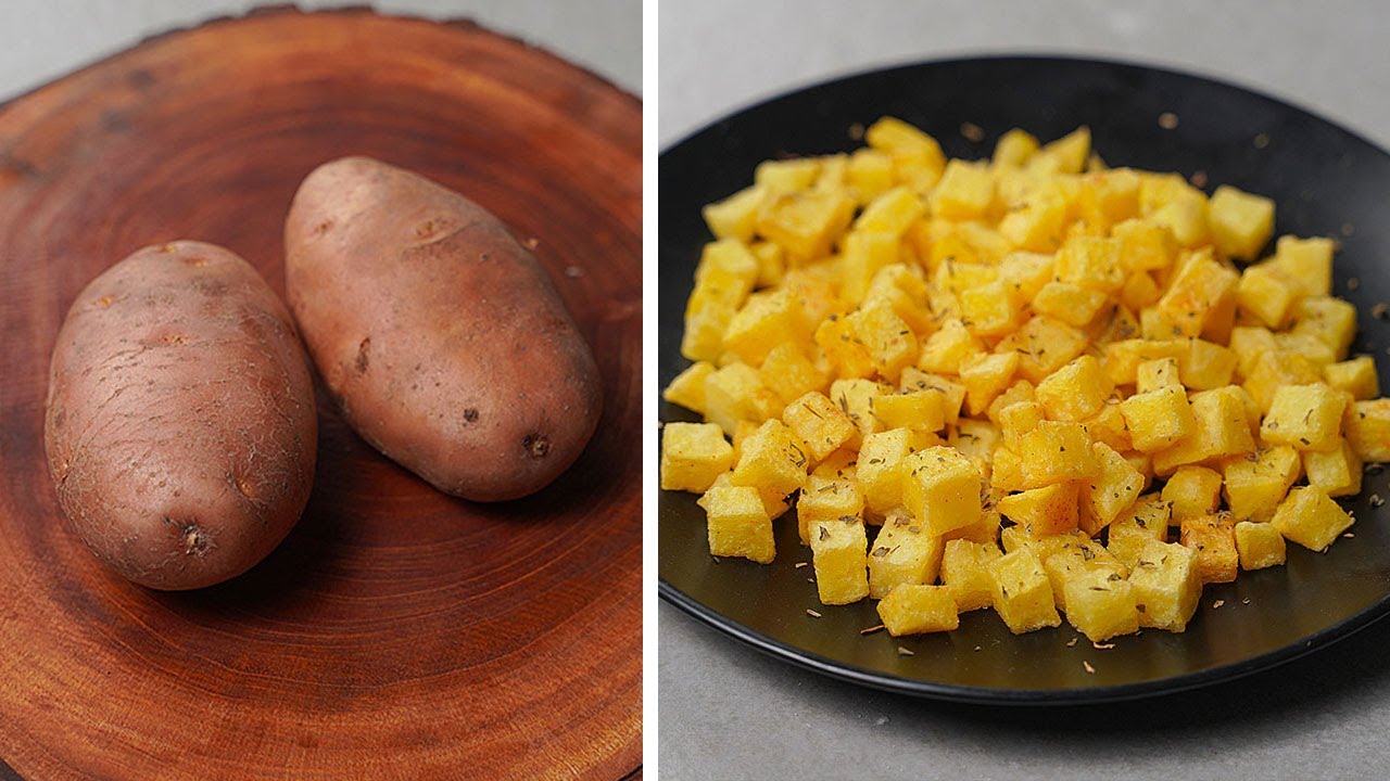 Two Raw Potatoes Can Make This Delicious Snacks | Potato Poppers Recipe | Yummy