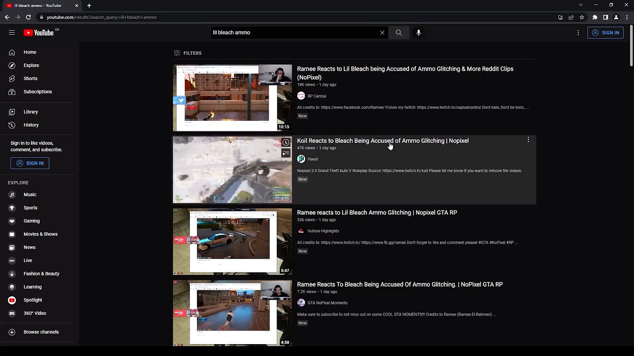 Rated Reacts to Lil Bleach getting Perma Banned from NoPixel
