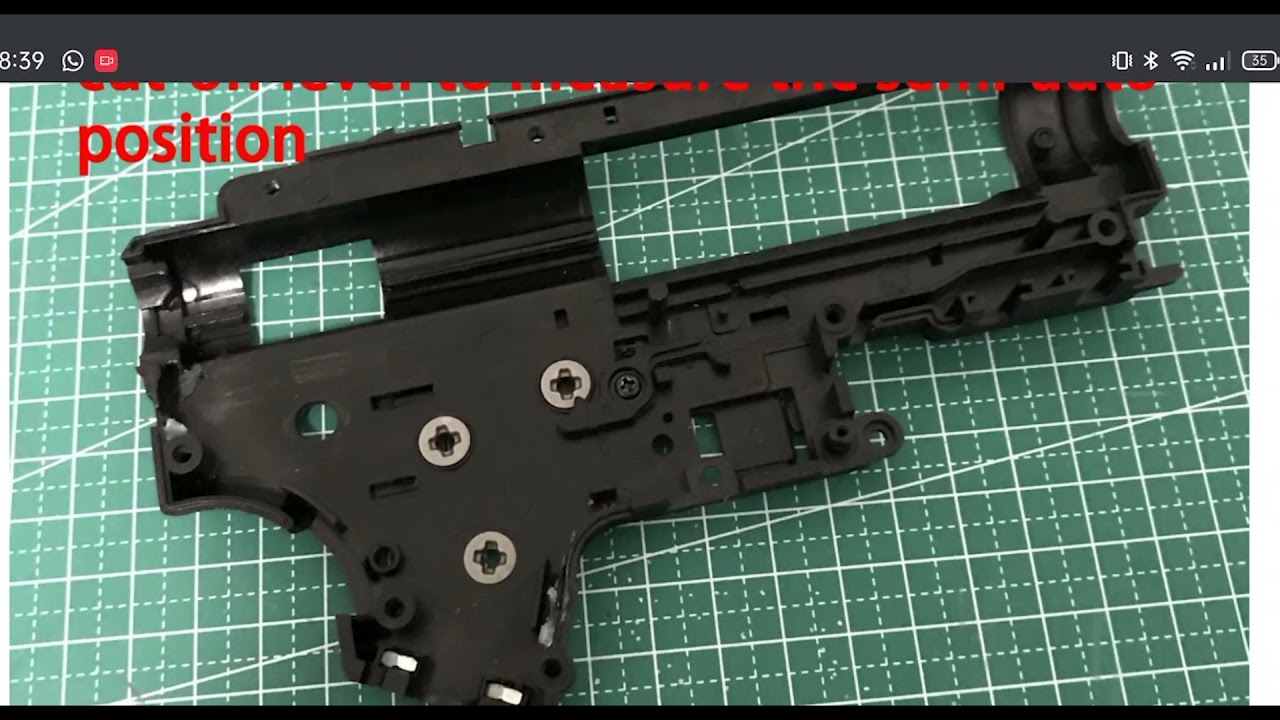 Montaje de gatillo electrónico de airsoft t238