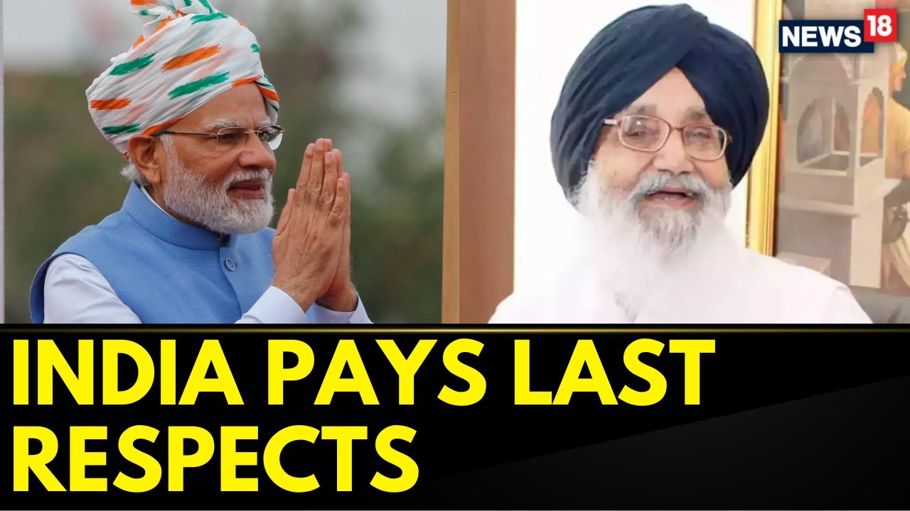 Punjab News: PM Modi Pays Last Respects To Akali Dal Patriarch | Parkash Singh Badal | News18