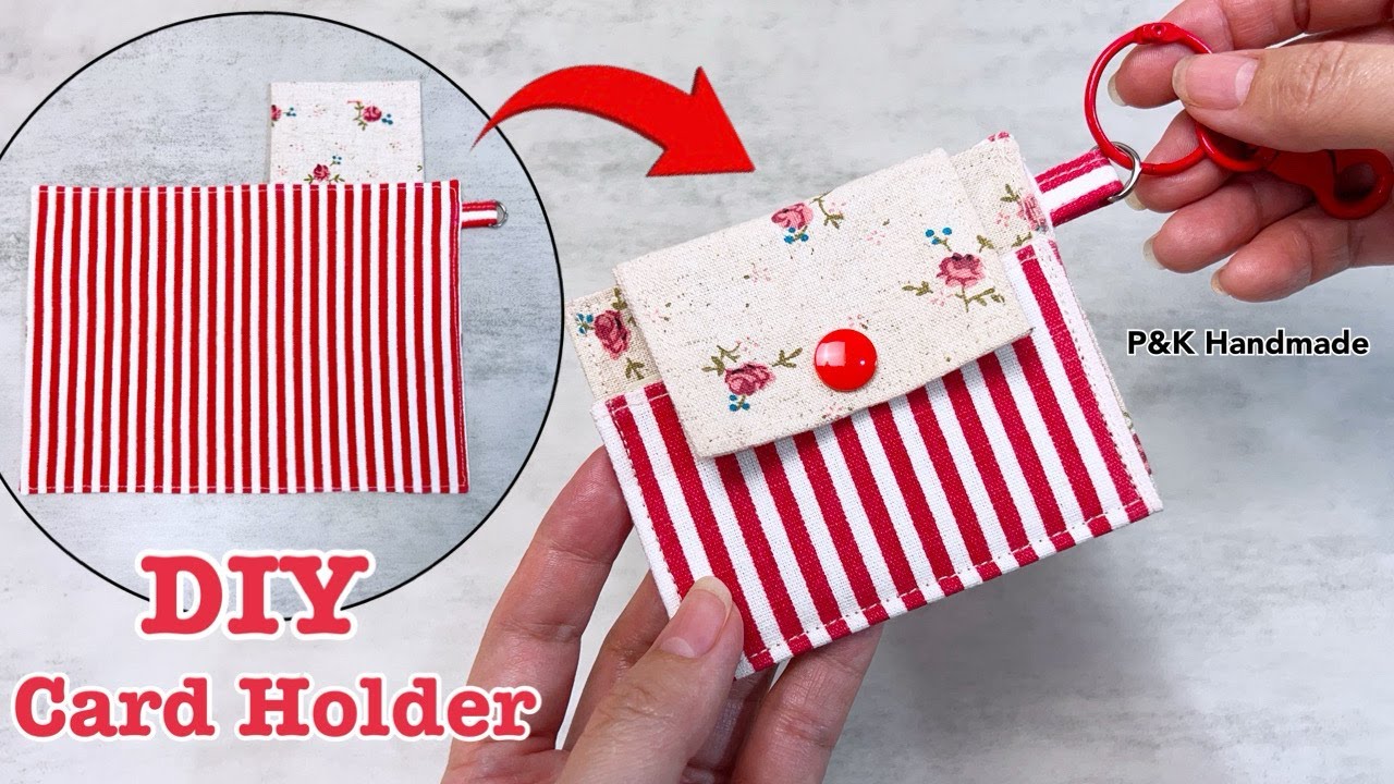 Easy To Make! How to Make Card Holder | Sewing Tutorial