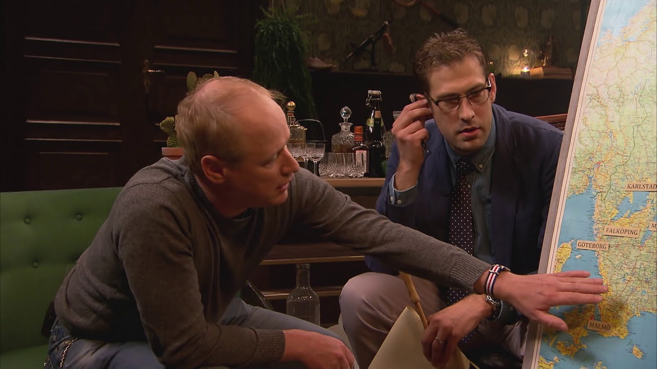 Niklas Källner testar Robert Gustafsson på dialekter