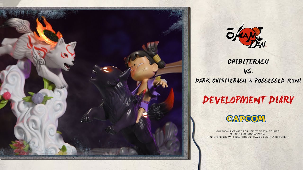 Okamiden &ndash; Chibiterasu vs. Dark Chibiterasu & Possessed Kuni Statue | Development Diary