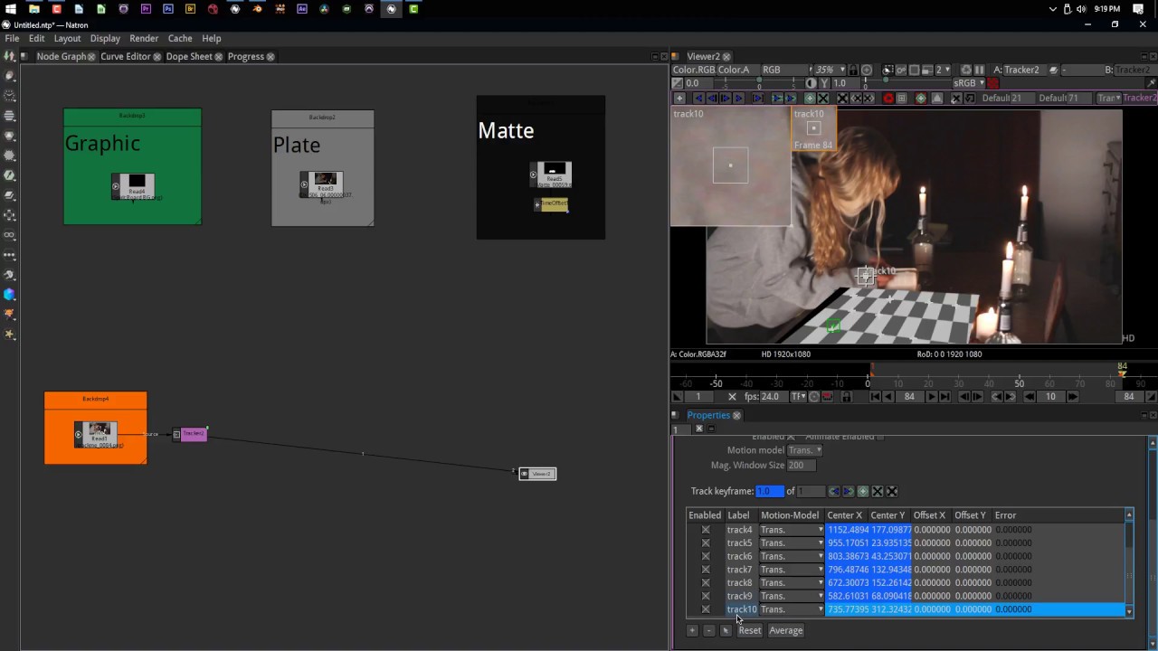 Corner Pin Tracking with Three Points! - Natron