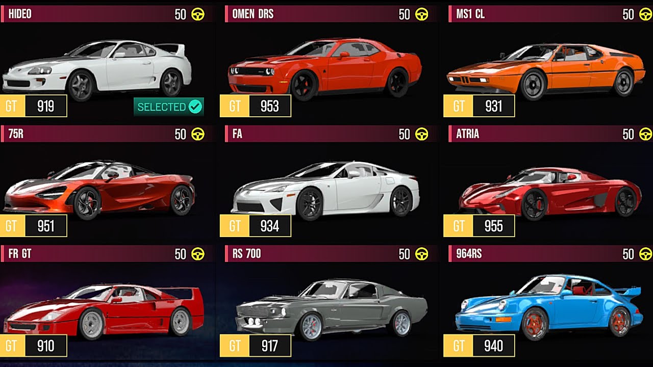 My All Max Level Car Collection | Drive Zone Online |