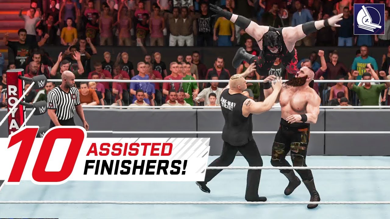 WWE 2K18 Top 10 Assisted Finishers!