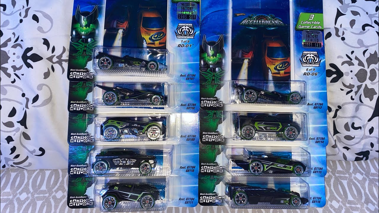 Hot Wheels Acceleracers TEAM RACING DRONES ALL 9 CARS!!!