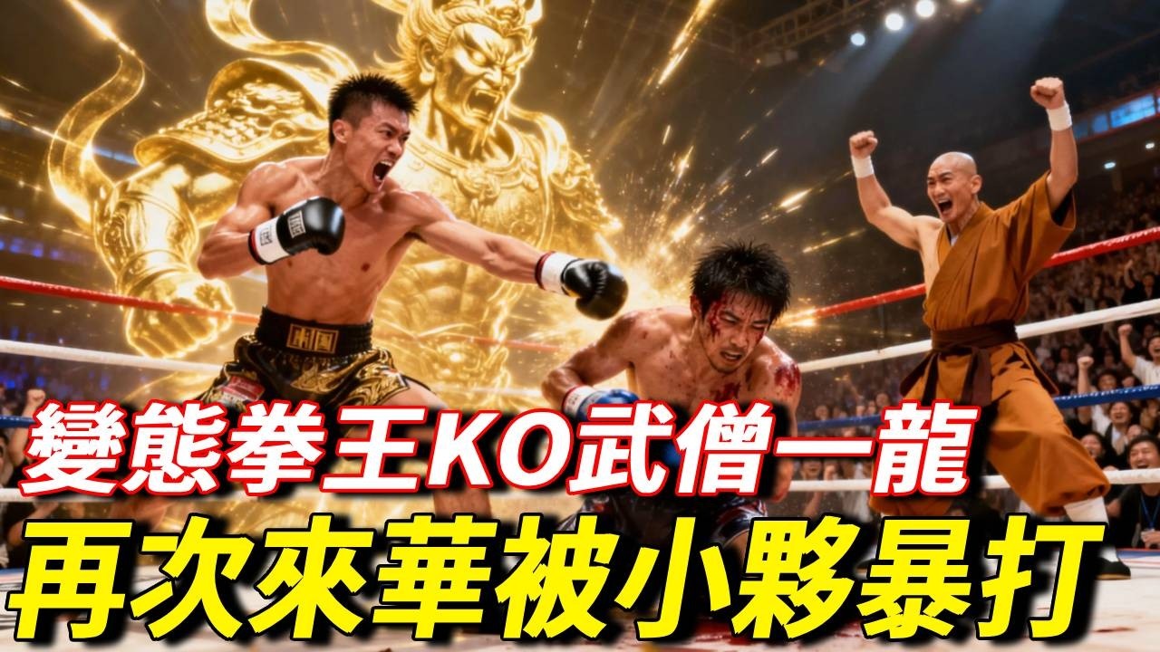 曾經兩次KO武僧一龍，日本變態拳王再次來華，結果被中國小夥暴打【七尺格鬥】