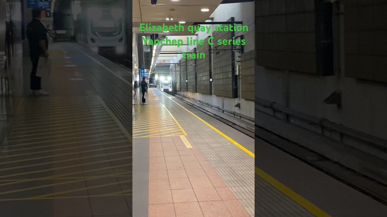 Elizabeth quay station Yanchep line C series train